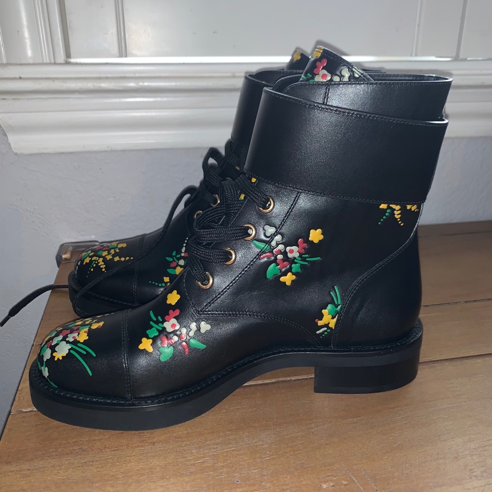 Louis Vuitton Black/Multi Wonderland Flat Ranger - Picture 2 of 5